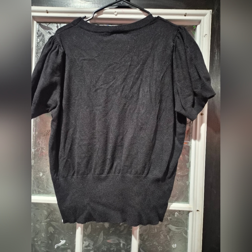 Unique Vintage Black Sweater with Halloween Motifs - Picture 2 of 3